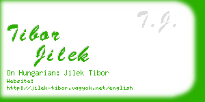 tibor jilek business card